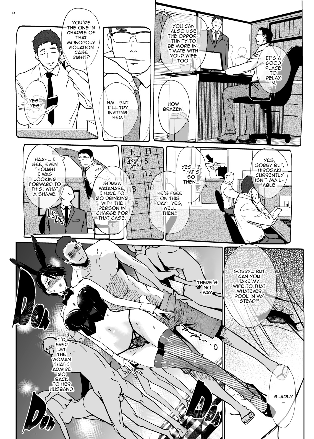 Hentai Manga Comic-NTR Midnight Pool Happening Bar Edition-Read-9